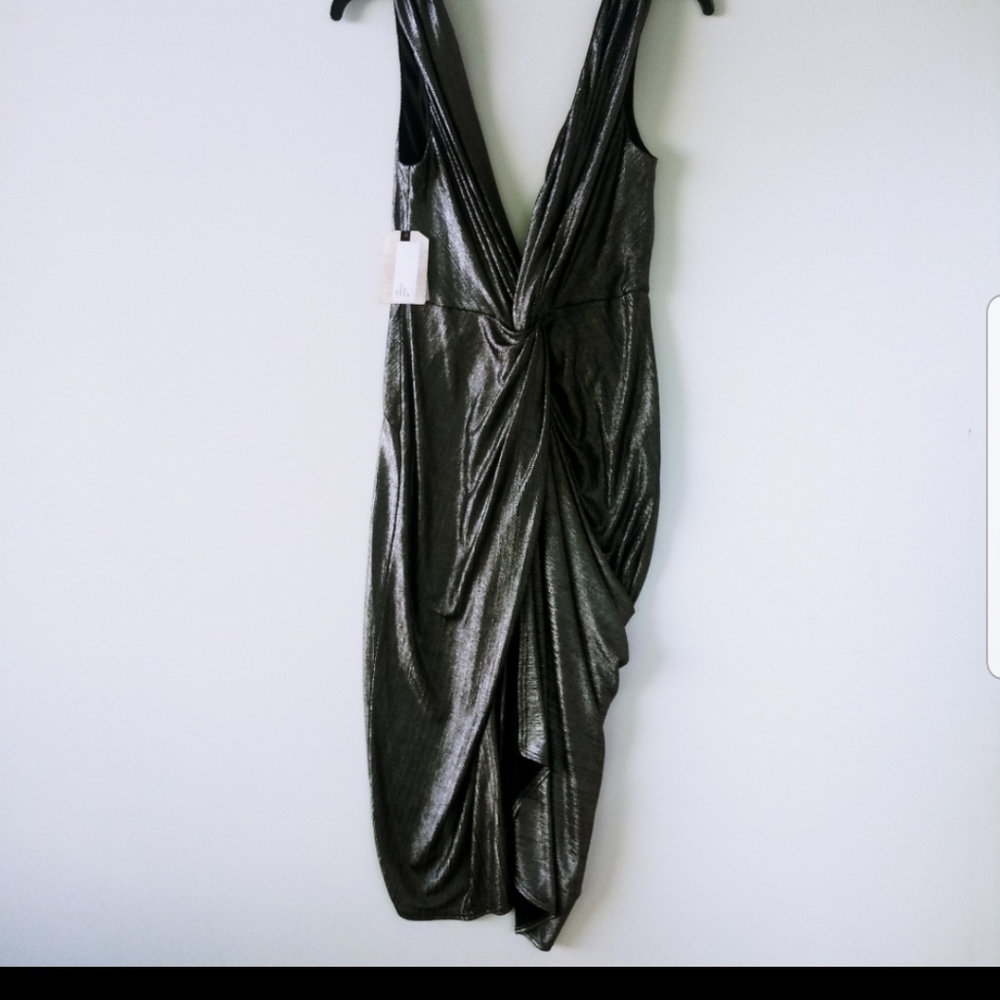 Katie May twisted silver dress - Picture 4 of 8